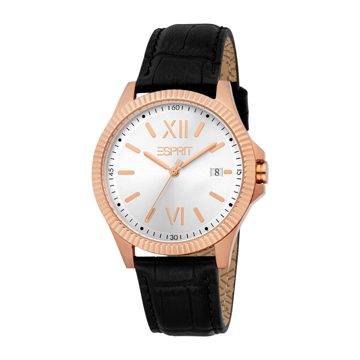 Esprit Men's 40mm Fashion Black Dial Watch
