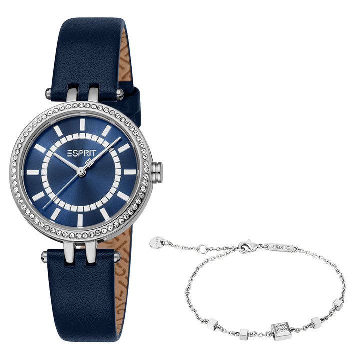 Esprit Women's 30mm Cora Fashion Dark Blue Dial Watch