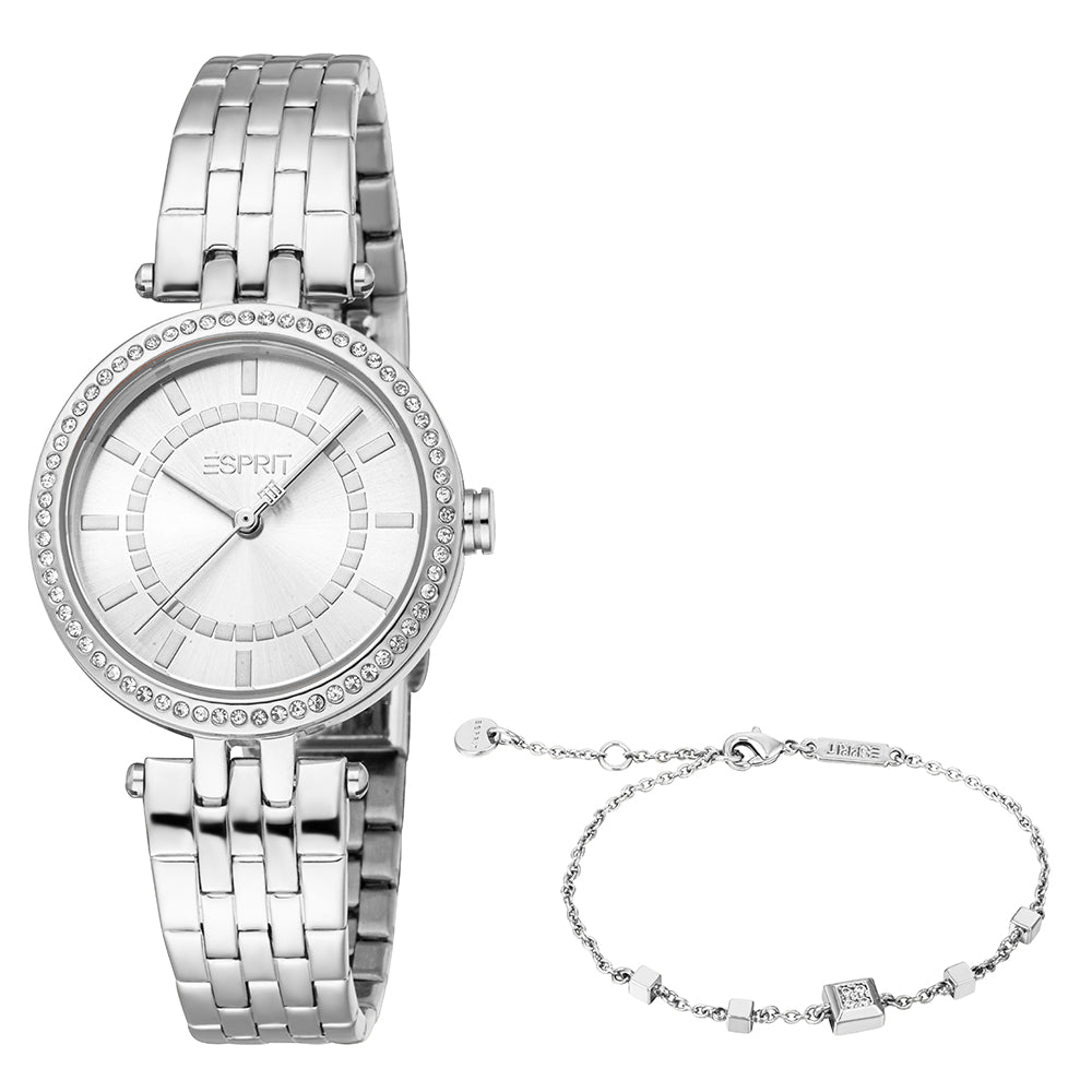 Esprit Women's 30mm Cora Fashion Silver Dial Watch