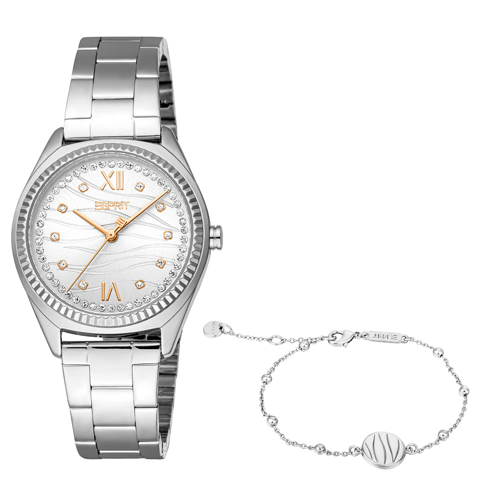 Esprit Women's 32mm Uma S Fashion Silver Dial Watch