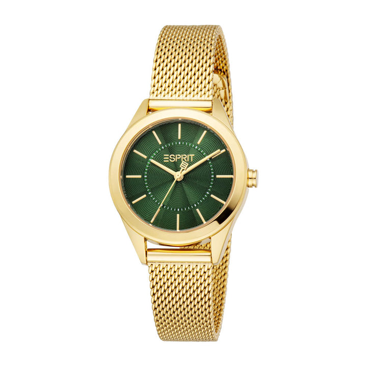 Esprit Women's 30mm Pointy Mesh Fashion Dark Green Dial Watch