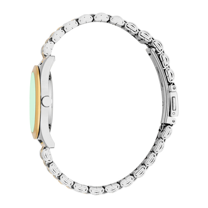 Esprit Women's 30mm Fashion Two Tone Silver & Gold Color Dial Watch