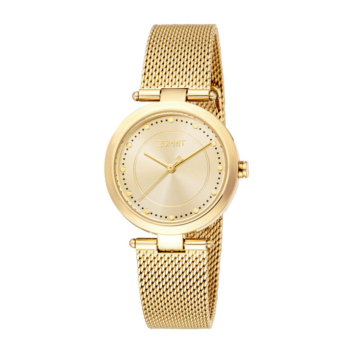 Esprit Women's 30mm Autumn Mesh Fashion Champagne Dial Watch