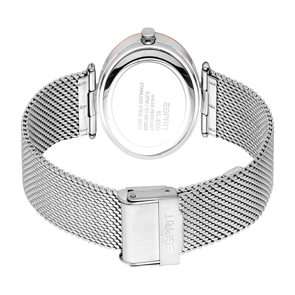 Esprit Women's 30mm Autumn Mesh Fashion White MOP Dial Watch