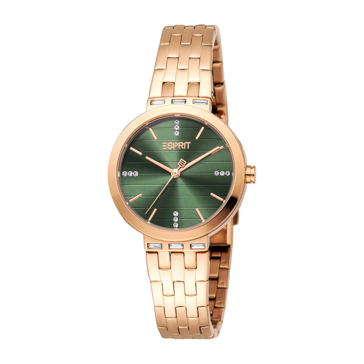 Esprit Women's 30mm Savannah Fashion Dark Green Dial Watch