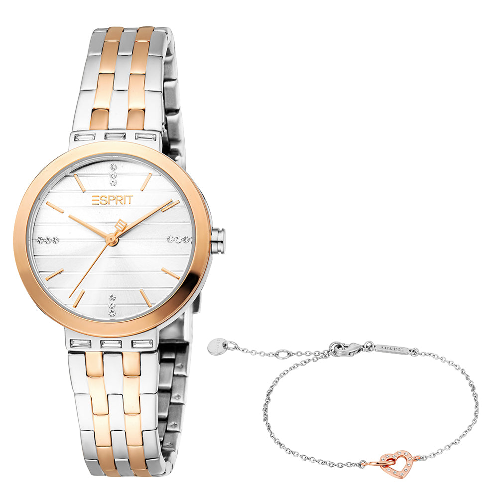 Esprit Women's 30mm Savannah Fashion Silver Dial Watch