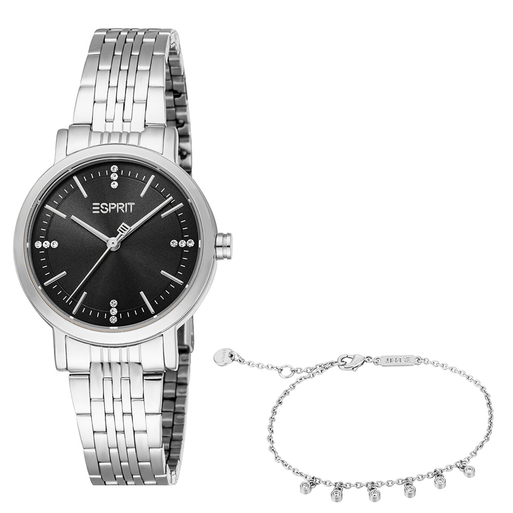 Esprit Women's 30mm Florence Fashion Black Dial Watch