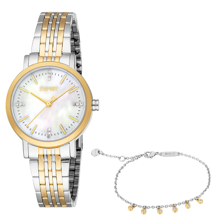 Esprit Women's 30mm Florence Fashion White MOP Dial Watch