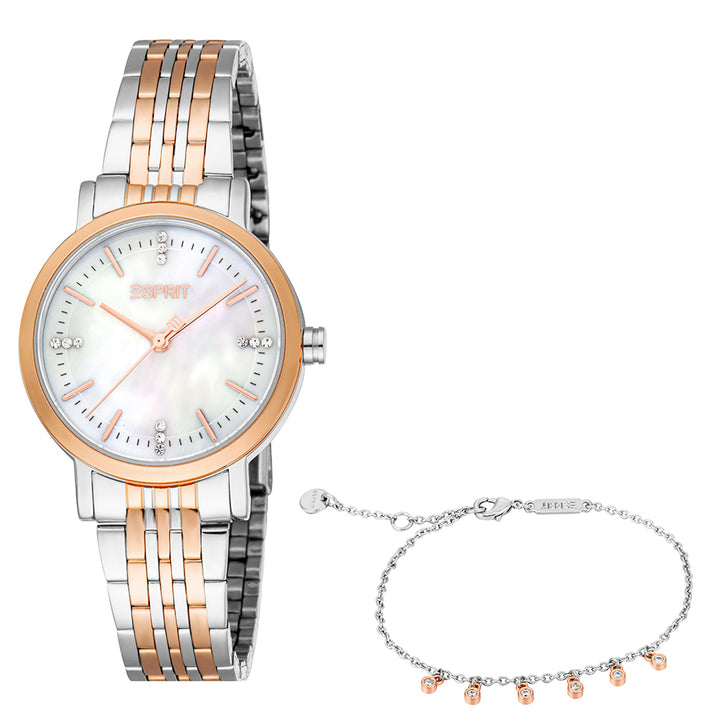 Esprit Women's 30mm Florence Fashion White MOP Dial Watch