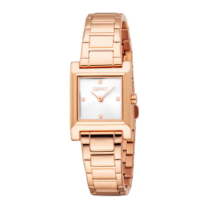 Esprit Women's 23 x 23.5mm Fashion Rose Gold Color Dial Watch