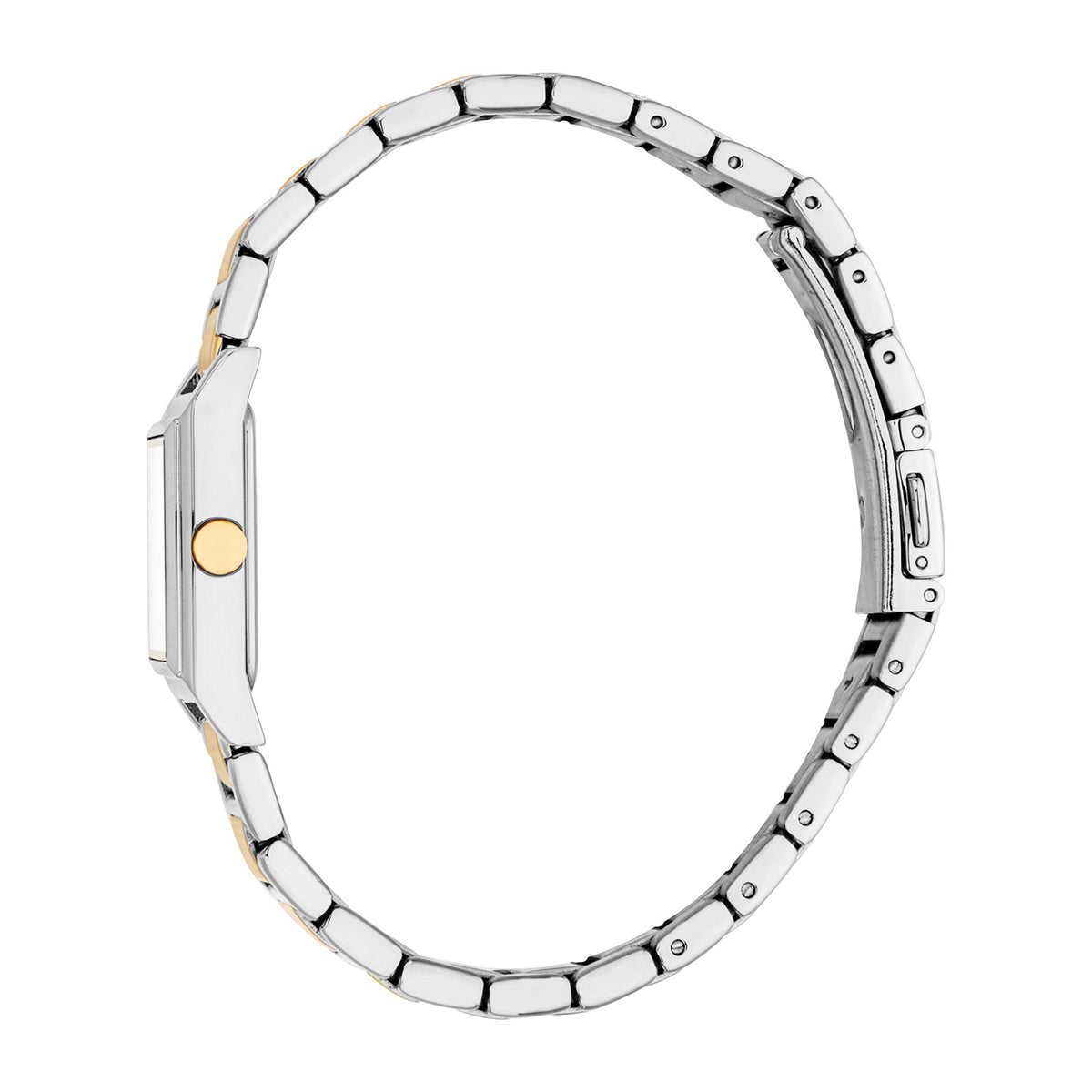 Esprit Women's 23 x 23.5mm Fashion Two Tone Silver & Gold Color Dial Watch
