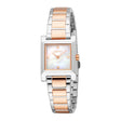 Esprit Women's 23 x 23.5mm Fashion Two Tone Silver & Rose Gold Color Dial Watch
