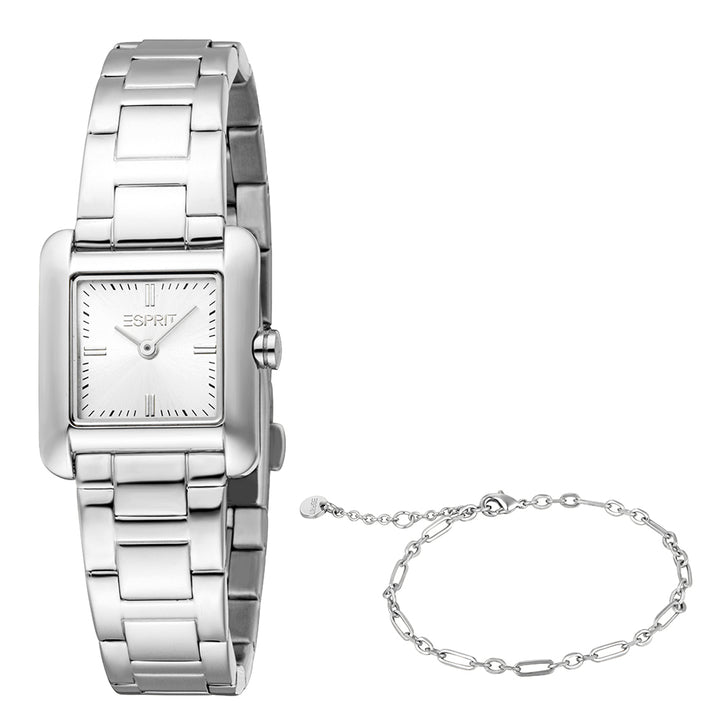 Esprit Women's 23 x 21mm Hazel Fashion Silver Dial Watch