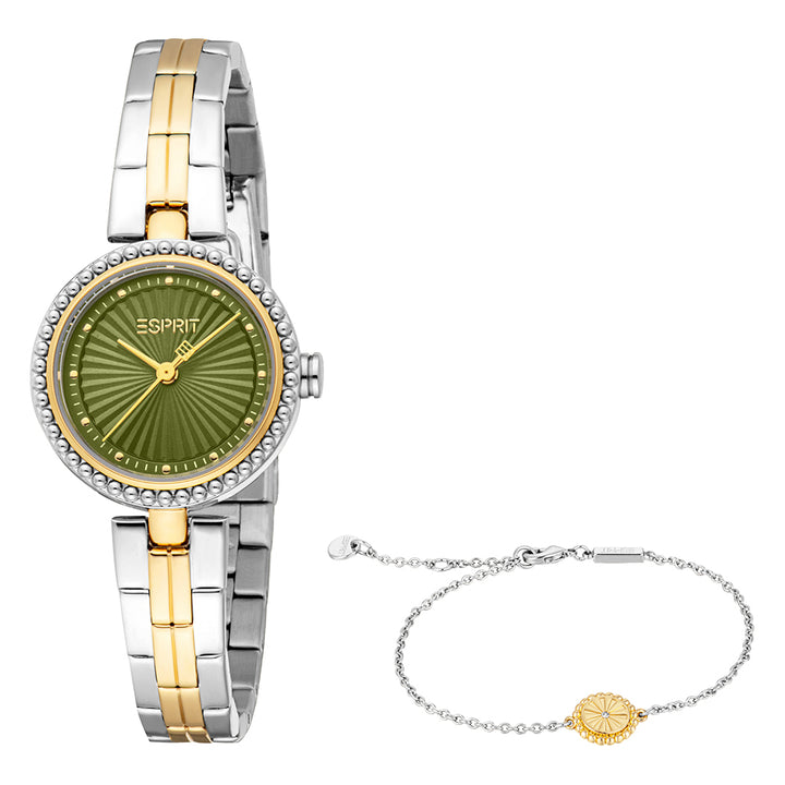 Esprit Women's 26mm Fable Fashion Olive Dial Watch