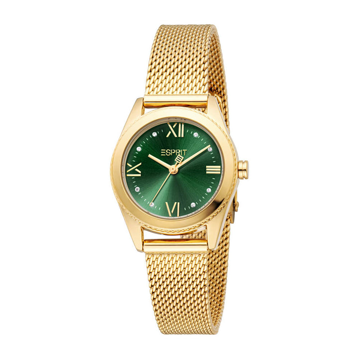 Esprit Women's 28mm Emery Mesh Fashion Dark Green Dial Watch