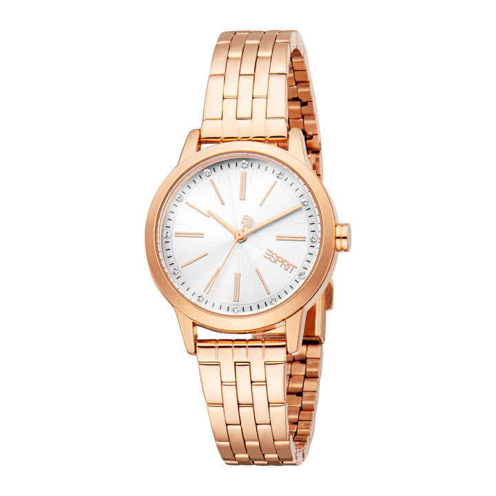 Esprit Women's 30mm Fashion Rose Gold Color Dial Watch
