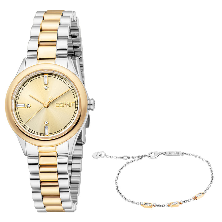 Esprit Women's 28mm Jessa Fashion Champagne Dial Watch