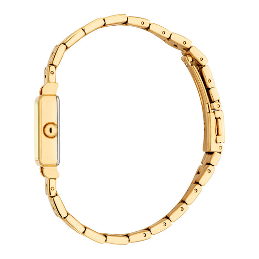 Esprit Women's 22 x 29.5mm Fashion Gold Color Dial Watch