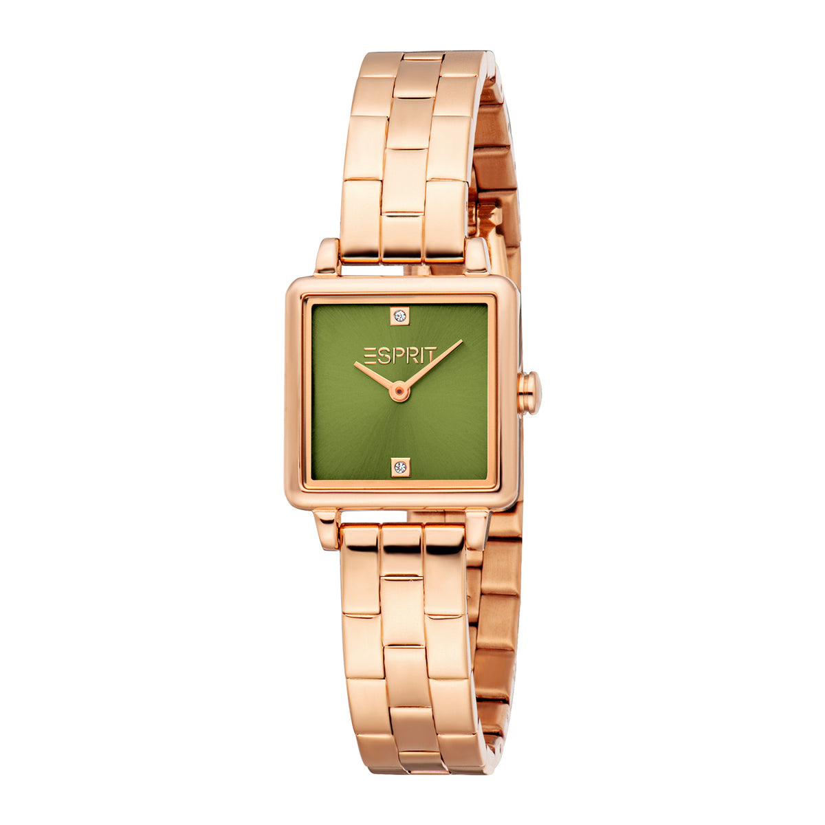 Esprit Women's 22 x 29.5mm Fashion Rose Gold Color Dial Watch