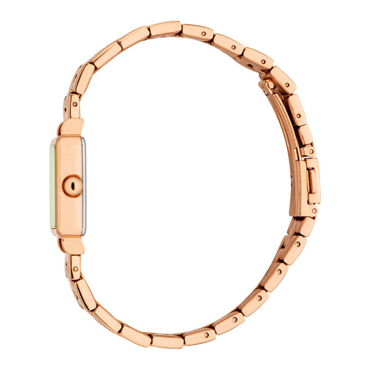 Esprit Women's 22 x 29.5mm Fashion Rose Gold Color Dial Watch