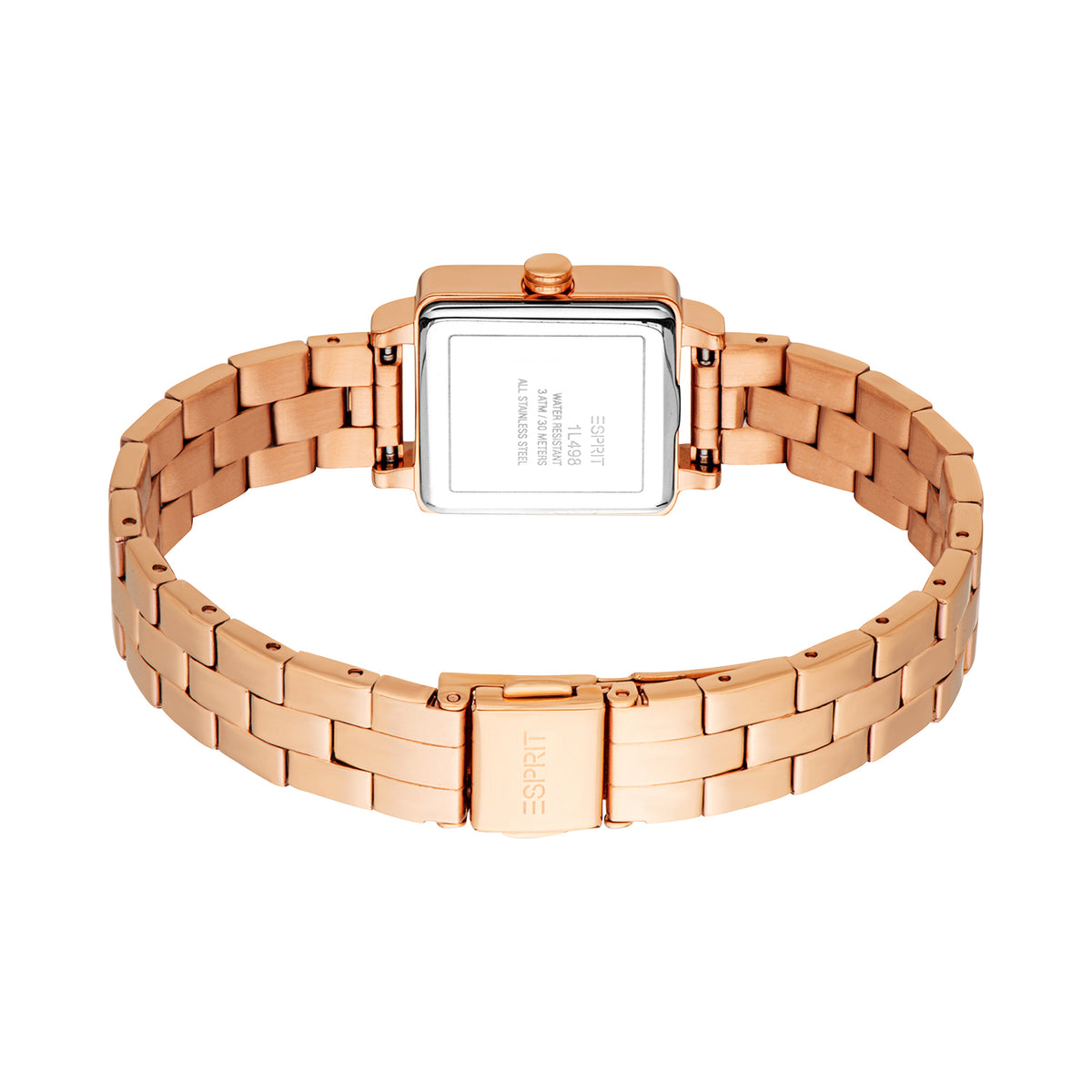 Esprit Women's 22 x 29.5mm Fashion Rose Gold Color Dial Watch