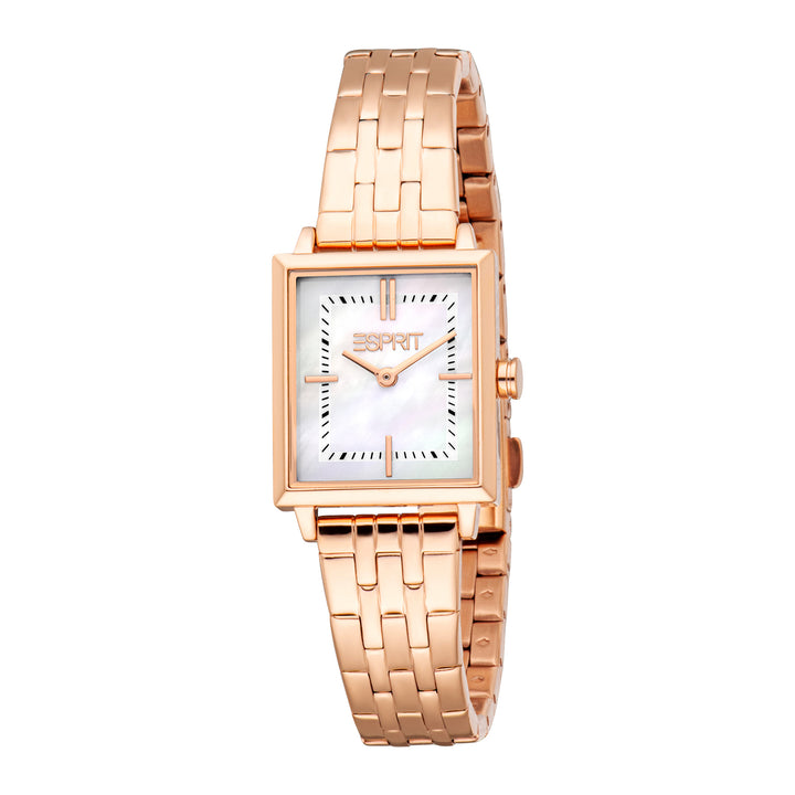 Esprit Women's 22 x 25mm Fashion Rose Gold Color Dial Watch