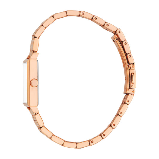 Esprit Women's 22 x 25mm Fashion Rose Gold Color Dial Watch