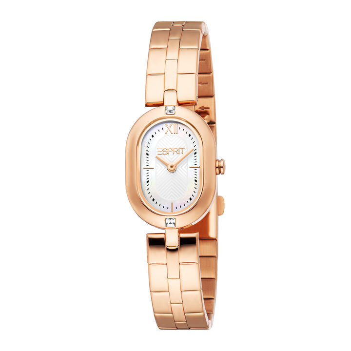 Esprit Women's 20 x 27.5mm Fashion Rose Gold Color Dial Watch
