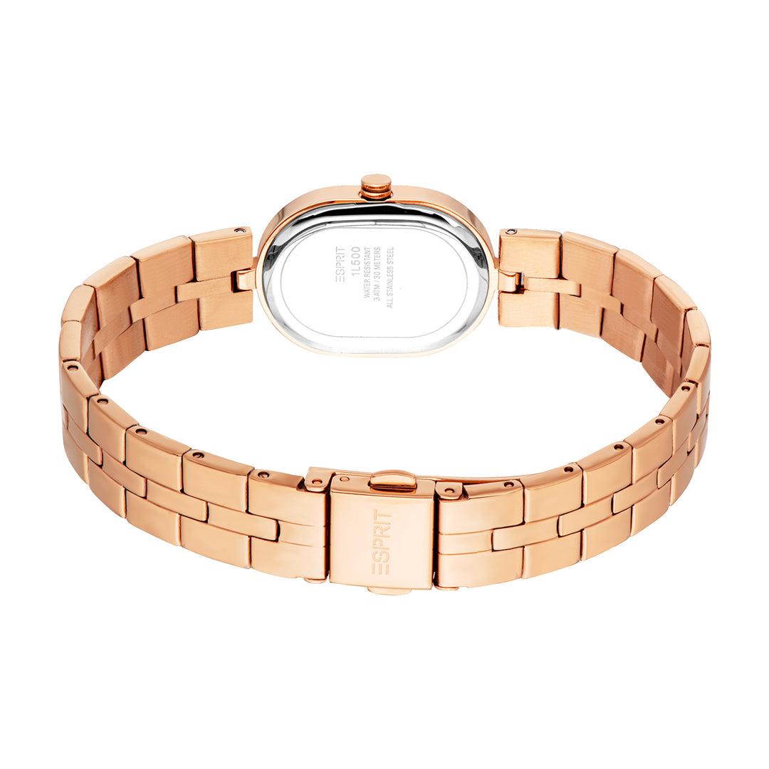 Esprit Women's 20 x 27.5mm Fashion Rose Gold Color Dial Watch