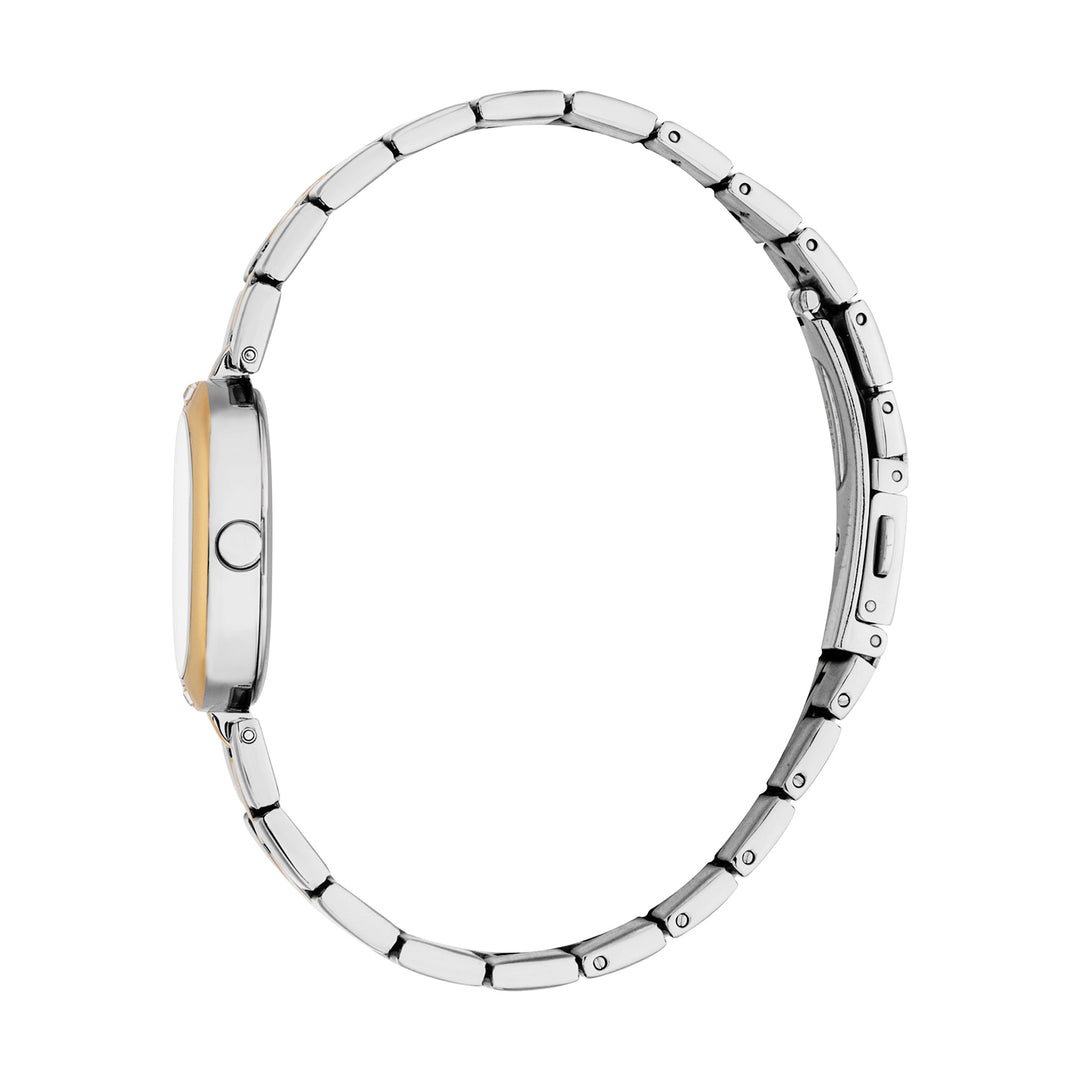 Esprit Women's 20 x 27.5mm Fashion Two Tone Silver & Gold Color Dial Watch