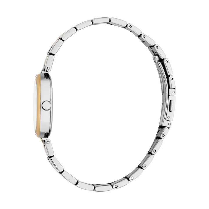 Esprit Women's 20 x 27.5mm Fashion Two Tone Silver & Gold Color Dial Watch