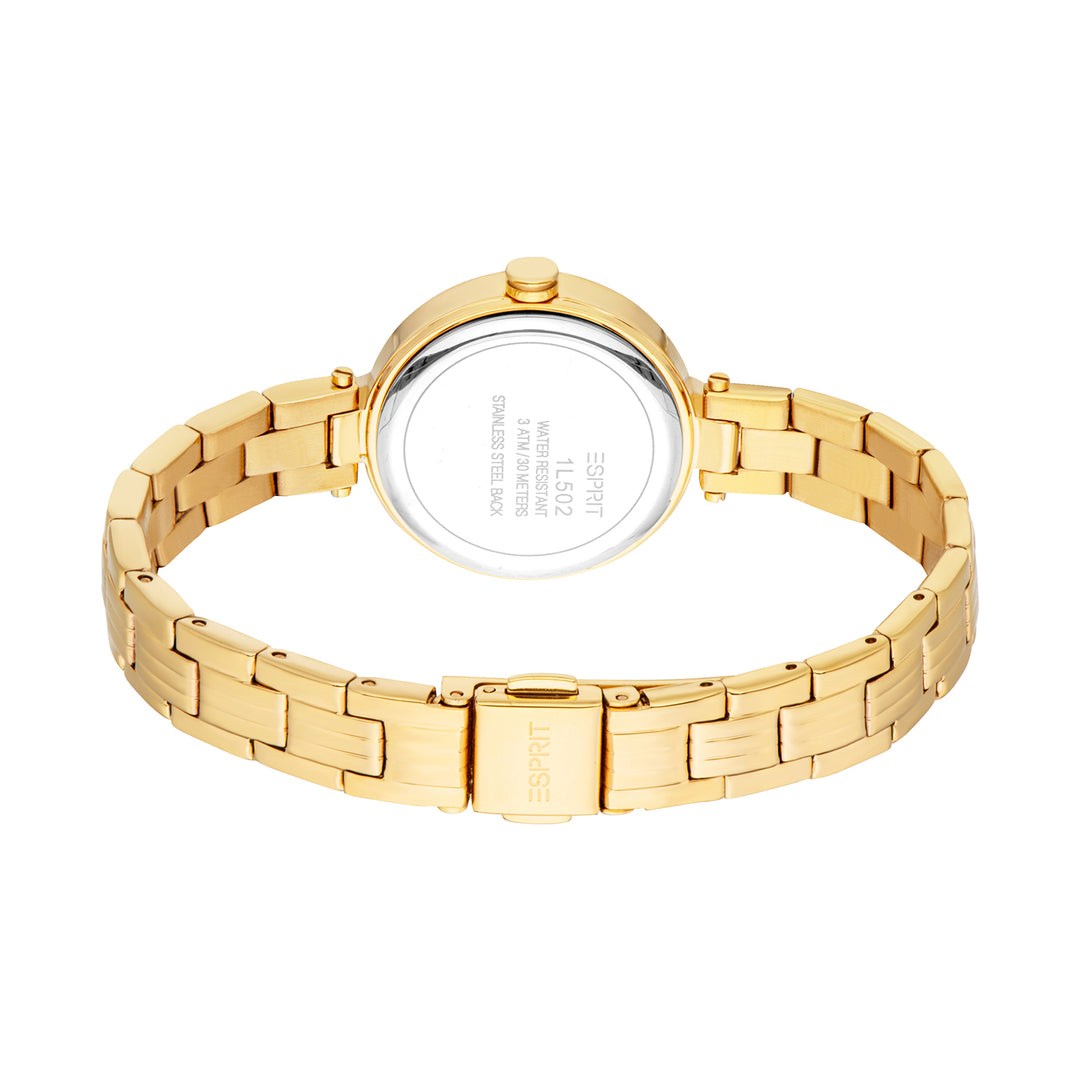 Esprit Women's 28mm Fashion Gold Color Dial Watch