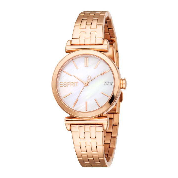 Esprit Women's 30mm Fashion Rose Gold Color Dial Watch