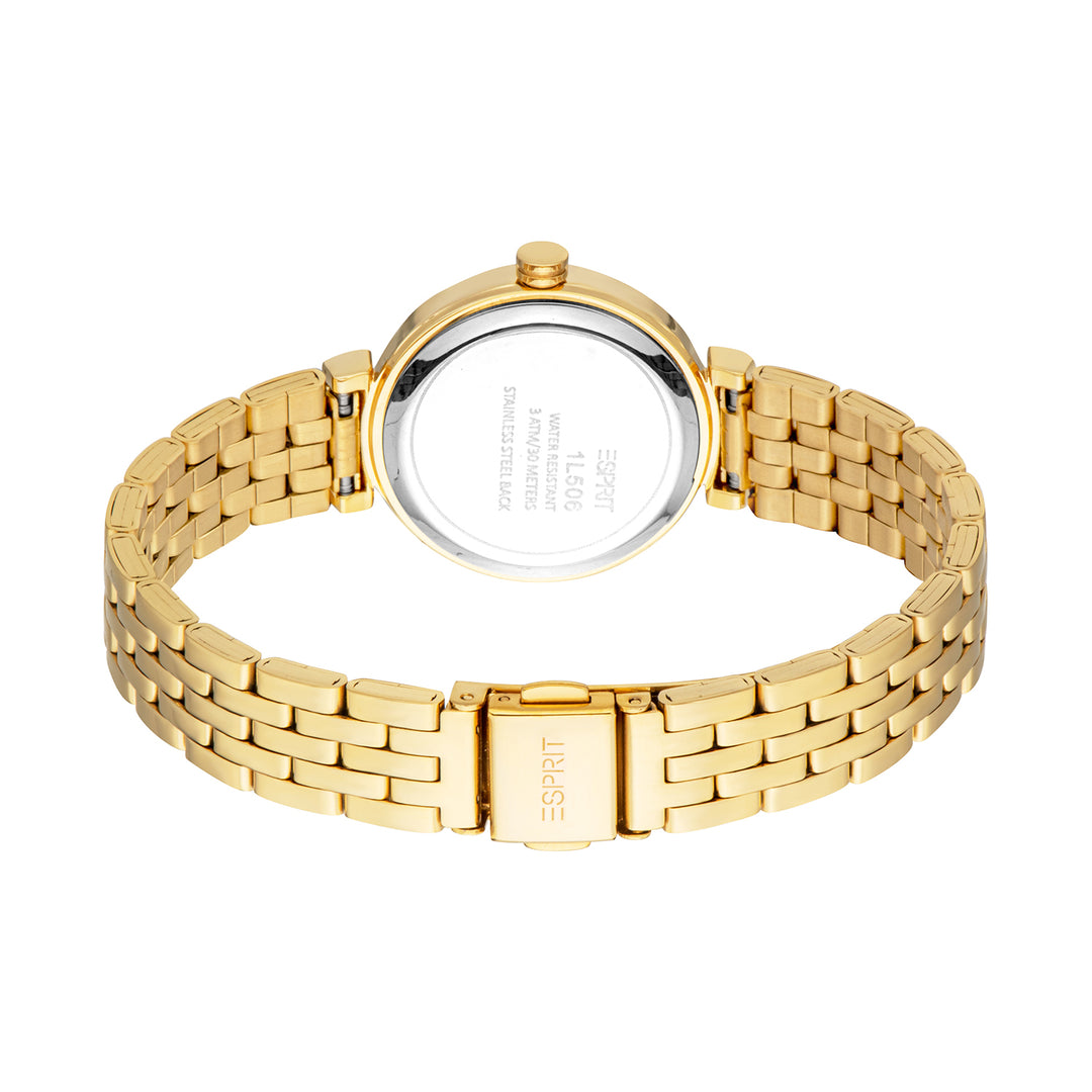 Esprit Women's 30mm Fashion Gold Color Dial Watch