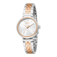 Esprit Women's 30mm Fashion Two Tone Silver & Rose Gold Color Dial Watch