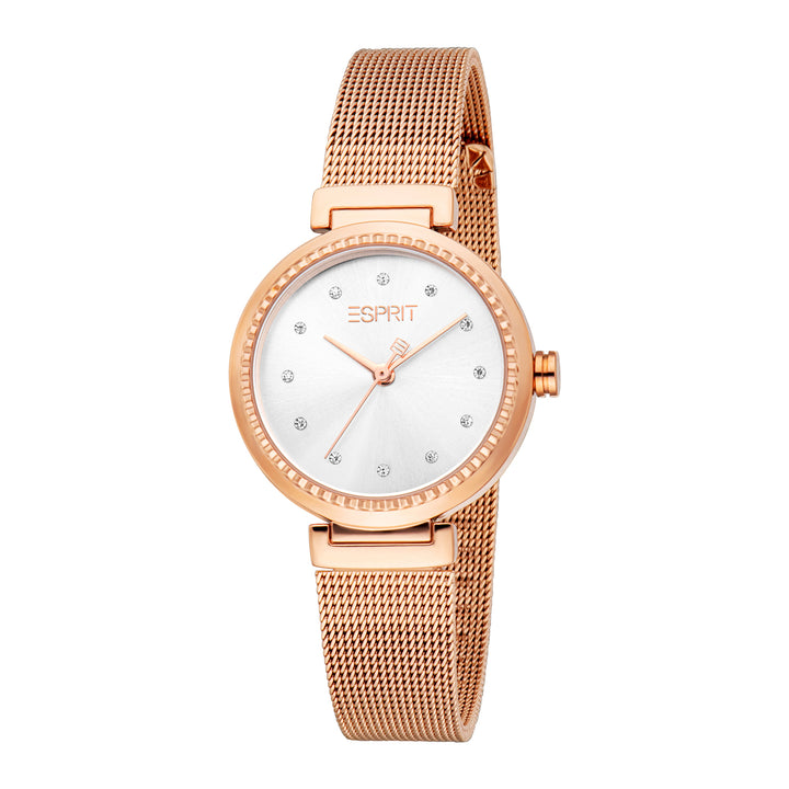 Esprit Women's 30mm Fashion Rose Gold Color Dial Watch