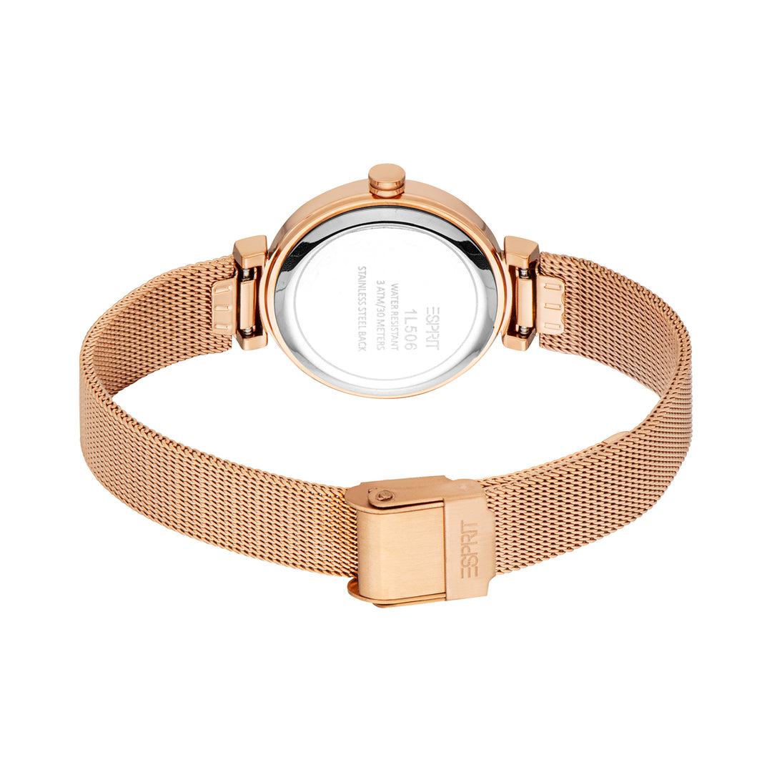 Esprit Women's 30mm Fashion Rose Gold Color Dial Watch