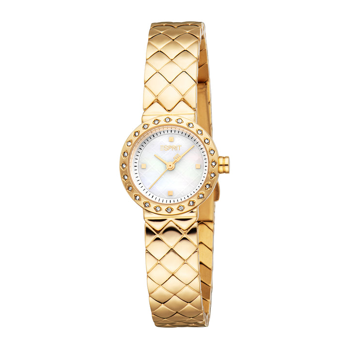Esprit Women's 22.5mm Fashion Gold Color Dial Watch