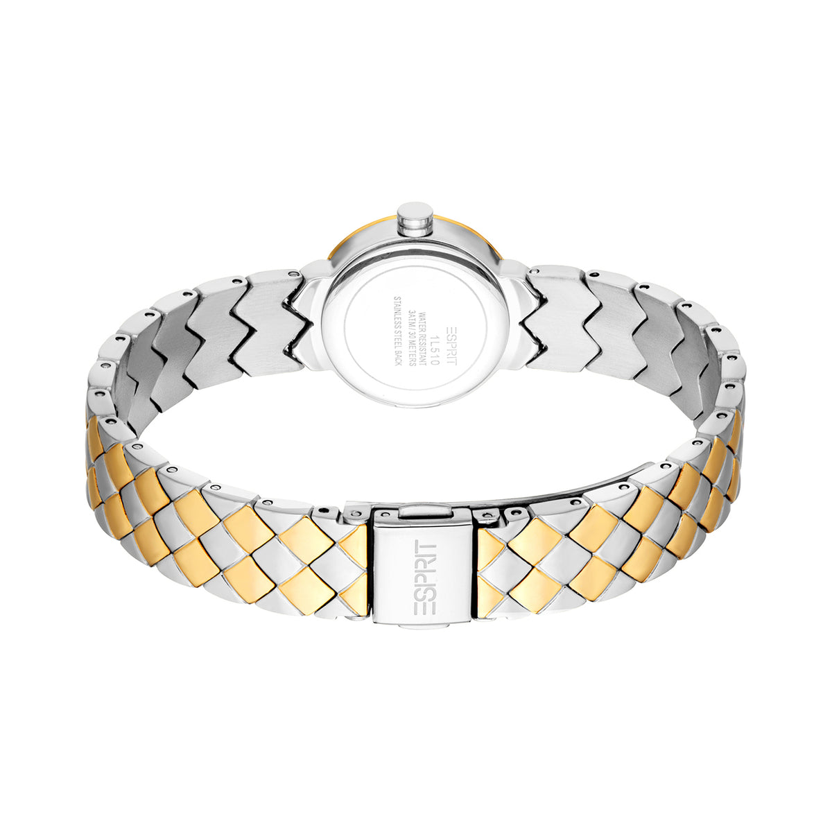 Esprit Women's 22.5mm Fashion Two Tone Silver & Gold Color Dial Watch