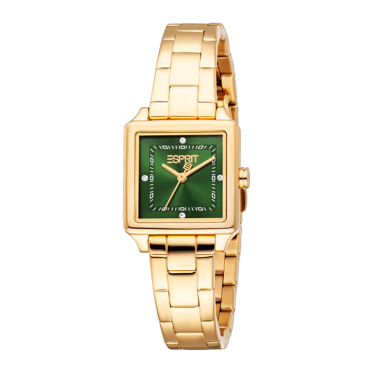 Esprit Women's 24 x 24mm Fashion Gold Color Dial Watch