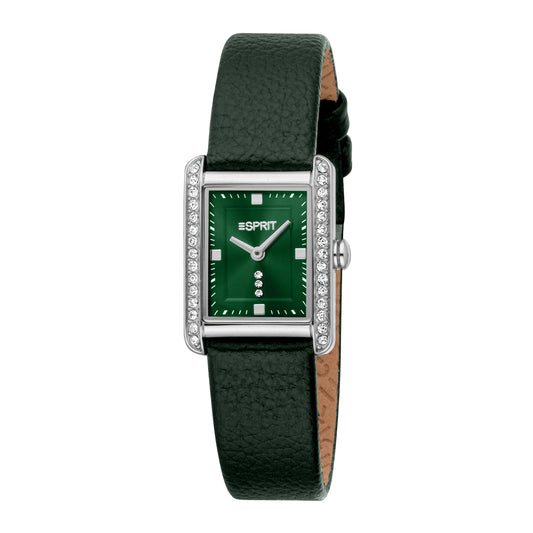 Esprit Women's 22 x 24.5mm Fashion Dark Green Dial Watch