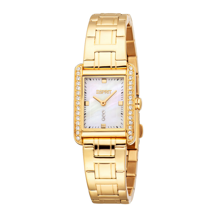 Esprit Women's 22 x 24.5mm Fashion Gold Color Dial Watch