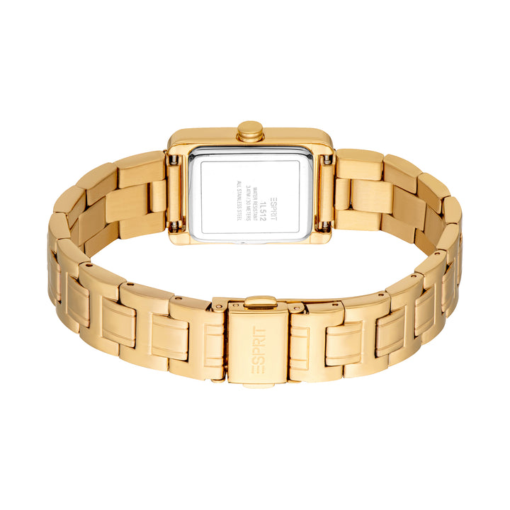 Esprit Women's 22 x 24.5mm Fashion Gold Color Dial Watch