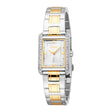 Esprit Women's 22 x 24.5mm Fashion Two Tone Silver & Gold Color Dial Watch