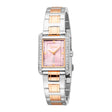 Esprit Women's 22 x 24.5mm Fashion Two Tone Silver & Rose Gold Color Dial Watch