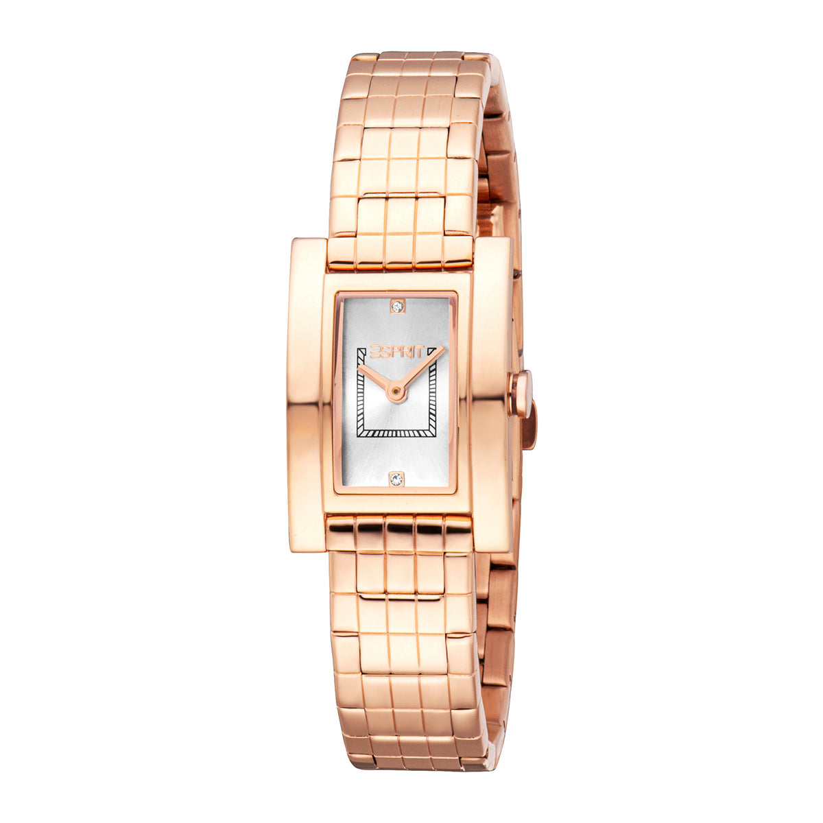 Esprit Women's 21 x 30mm Fashion Rose Gold Color Dial Watch