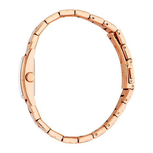 Esprit Women's 21 x 30mm Fashion Rose Gold Color Dial Watch