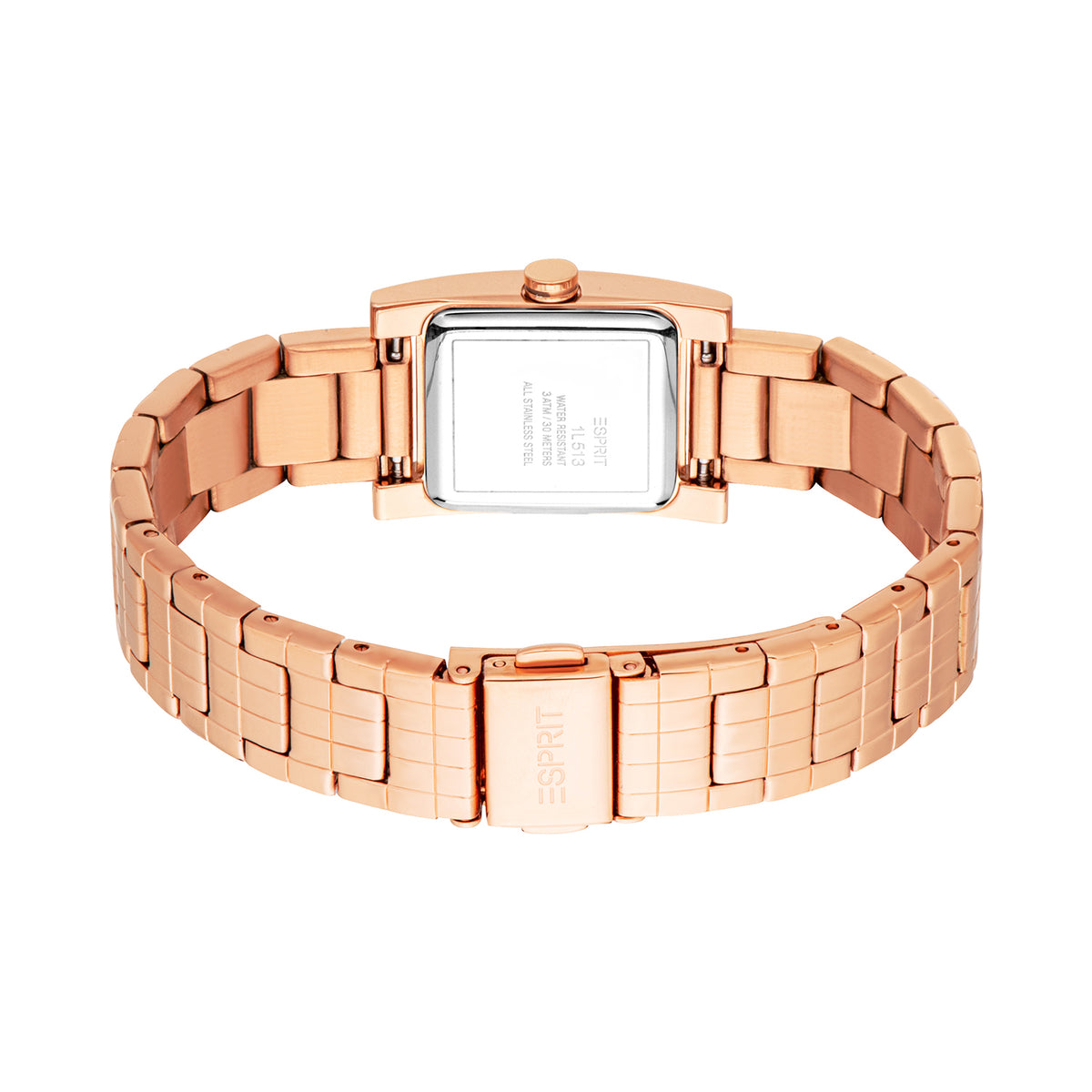 Esprit Women's 21 x 30mm Fashion Rose Gold Color Dial Watch