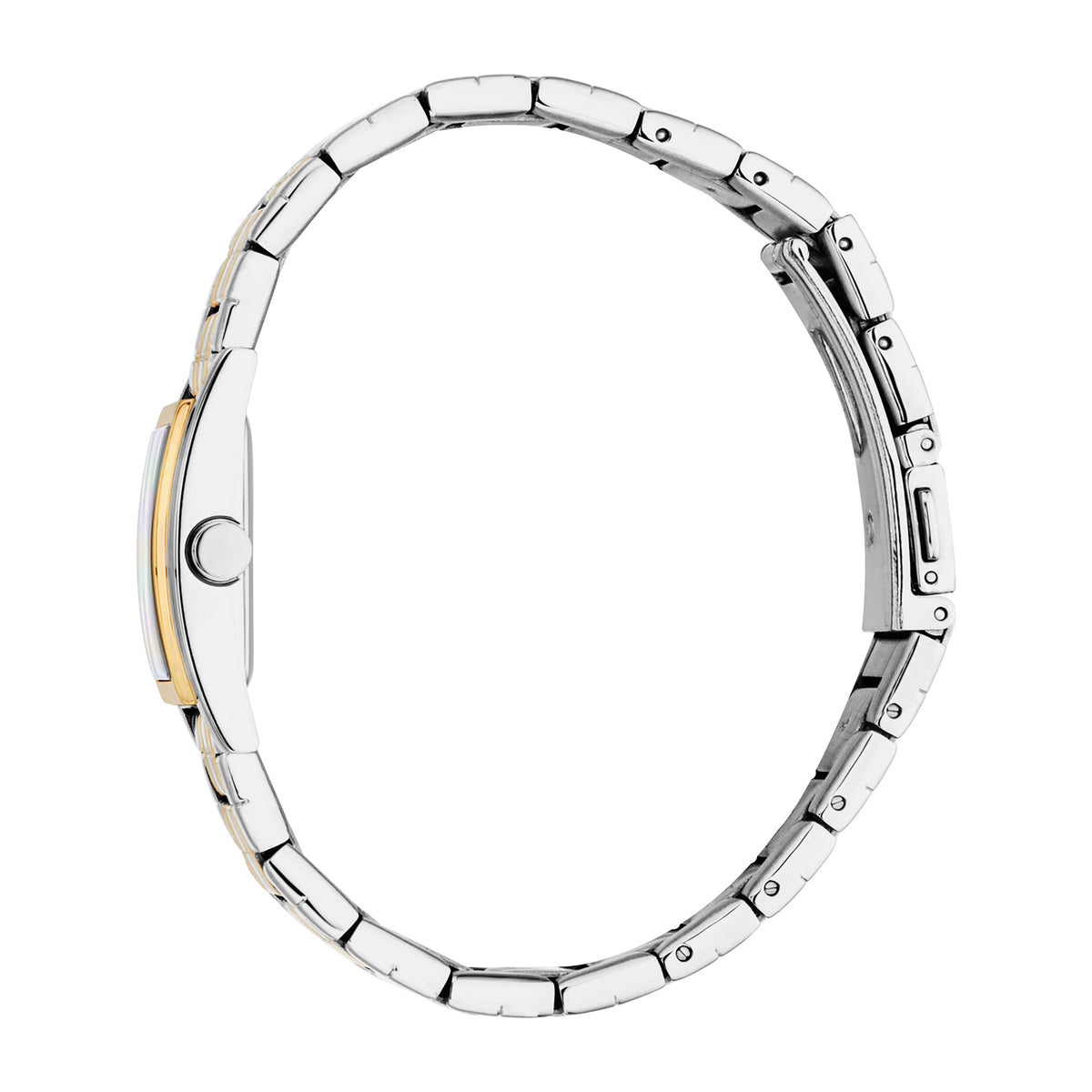 Esprit Women's 21 x 30mm Fashion Two Tone Silver & Gold Color Dial Watch