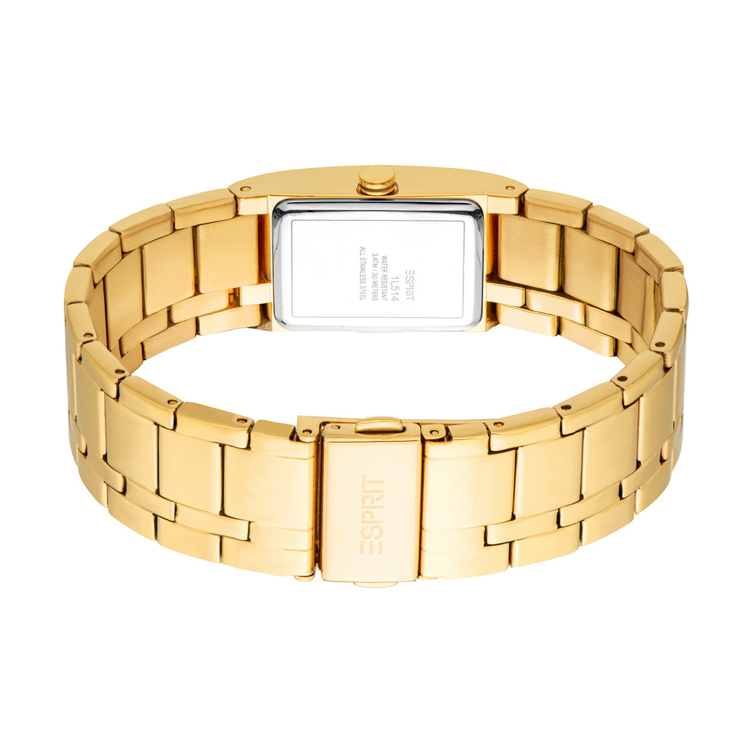 Esprit Women's 20.2 x 36.8mm Fashion Gold Color Dial Watch